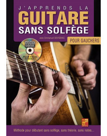 3555111003992 MUSMF0399  J'apprends La Guitare Sans Solfège Pour Gauchers Guitare Play Music France