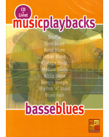 3555118100090 MUSMF2036  Music Playbacks CD : Basse Blues Guitare basse Play Music France