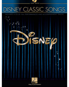 Disney Classic Songs     Low Voice and Piano Recueil + CD Vocal Collection TV, Film, Comédie musicale   9781423412779 8840880782