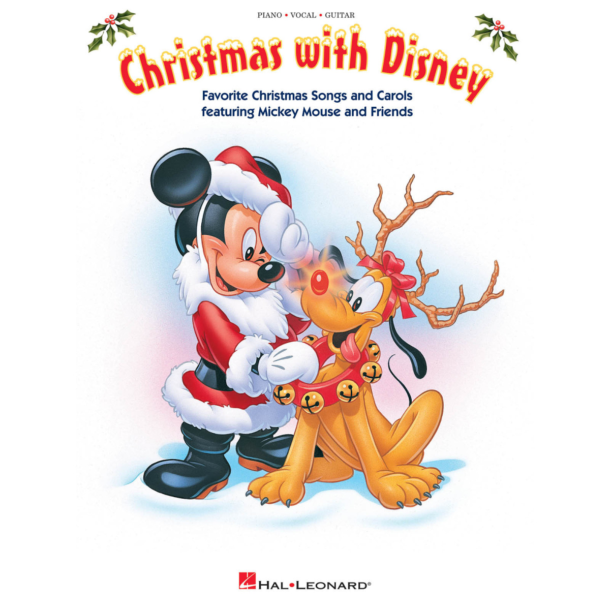 Christmas with Disney Favorite Christmas Songs and Carols Featuring Mickey Mouse and Friends   Piano, Chant et Guitare Recueil P