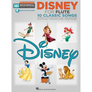 Disney - Flute Book with Online Audio Tracks   Flûte Traversière Recueil + Enregistrement(s) en ligne Easy Instrumental Play-Alo