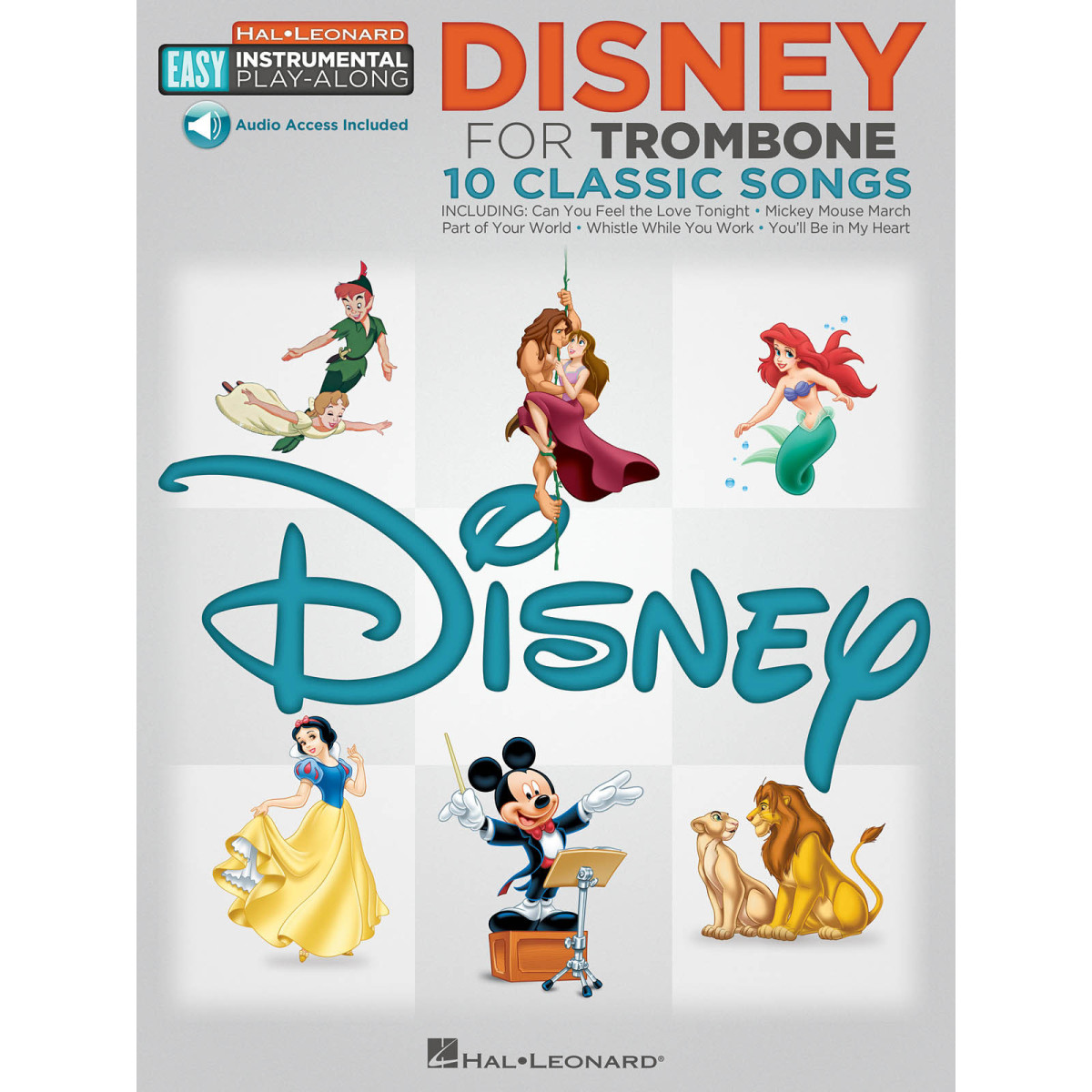Disney - Trombone Book with Online Audio Tracks   Trombone Recueil + Enregistrement(s) en ligne Easy Instrumental Play-Along TV,