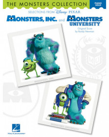 Randy Newman The Monsters Collection from Disney's Pixar's Monsters Inc & University   Piano Recueil Piano Solo Songbook TV, Fil