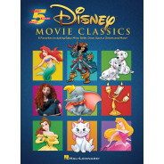 Disney Movie Classics    Piano Recueil Five Finger Piano Songbook TV, Film, Comédie musicale   9781480363205 884088958640 HL0012