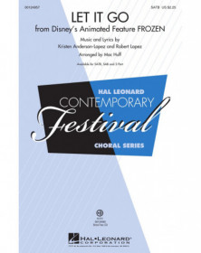 Let It Go (from Frozen)  Mac Huff  SATB Conducteur chorale Disney Choral TV, Film, Comédie musicale    884088985943 HL00124957
