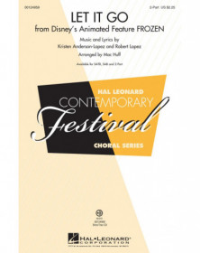 Let It Go  Mac Huff  2-Part Choir and Piano Conducteur chorale Disney Choral TV, Film, Comédie musicale    884088985967 HL001249
