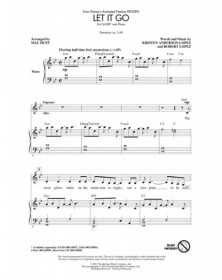 Let It Go (from Frozen) ShowTrax CD ShowTrax CD Mac Huff  Choeur CD Disney Choral TV, Film, Comédie musicale    884088985974 HL0