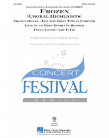 Frozen Choral Highlights Mark Brymer  SATB Conducteur chorale Disney Choral TV, Film, Comédie musicale    884088985998 HL0012496
