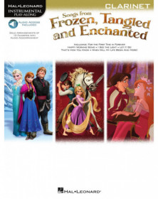 Songs From Frozen, Tangled & Enchanted - Clarinet Instrumental Play-Along   Clarinette Recueil + Enregistrement(s) en ligne Inst