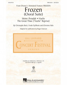 Christine Hals Frozen (Choral Suite)  Roger Emerson SAB Conducteur chorale Disney Choral TV, Film, Comédie musicale    888680007