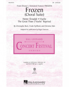 Christine Hals Frozen (Choral Suite)  Roger Emerson SA Conducteur chorale Disney Choral TV, Film, Comédie musicale    8886800071