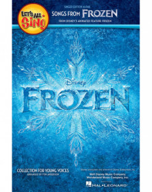 Let's All Sing Songs from Frozen Collection for Young Voices Tom Anderson  Choeur Recueil Expressive Art (Choral) TV, Film, Comé