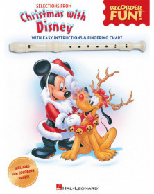 Christmas With Disney Selections From Recorder Fun   Recorder Recueil Recorder TV, Film, Comédie musicale   9781480393639  HL001