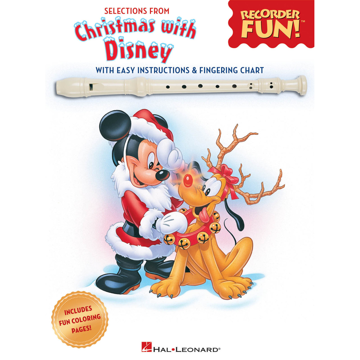 Christmas With Disney Selections From Recorder Fun   Recorder Recueil Recorder TV, Film, Comédie musicale   9781480393639  HL001