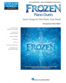 Robert Lopez_Kristen Anderson-Lopez Frozen Piano Duets Popular Songs Series Mona Rejino  Piano, 4 Hands Recueil Educational Pian