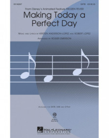 Kristen Anderson-Lopez_Robert Lopez Making Today a Perfect Day from Frozen Fever Roger Emerson  SATB Conducteur chorale Disney C