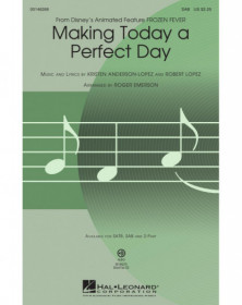 Kristen Anderson-Lopez_Robert Lopez Making Today a Perfect Day from Frozen Fever Roger Emerson  SAB Conducteur chorale Disney Ch