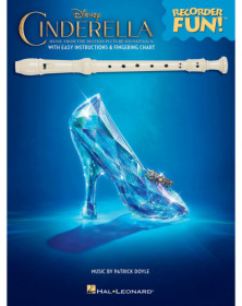 Cinderella - Recorder Fun!(TM) Music from the Disney Motion Picture Soundtrack   Recorder Bundle Recorder TV, Film, Comédie musi