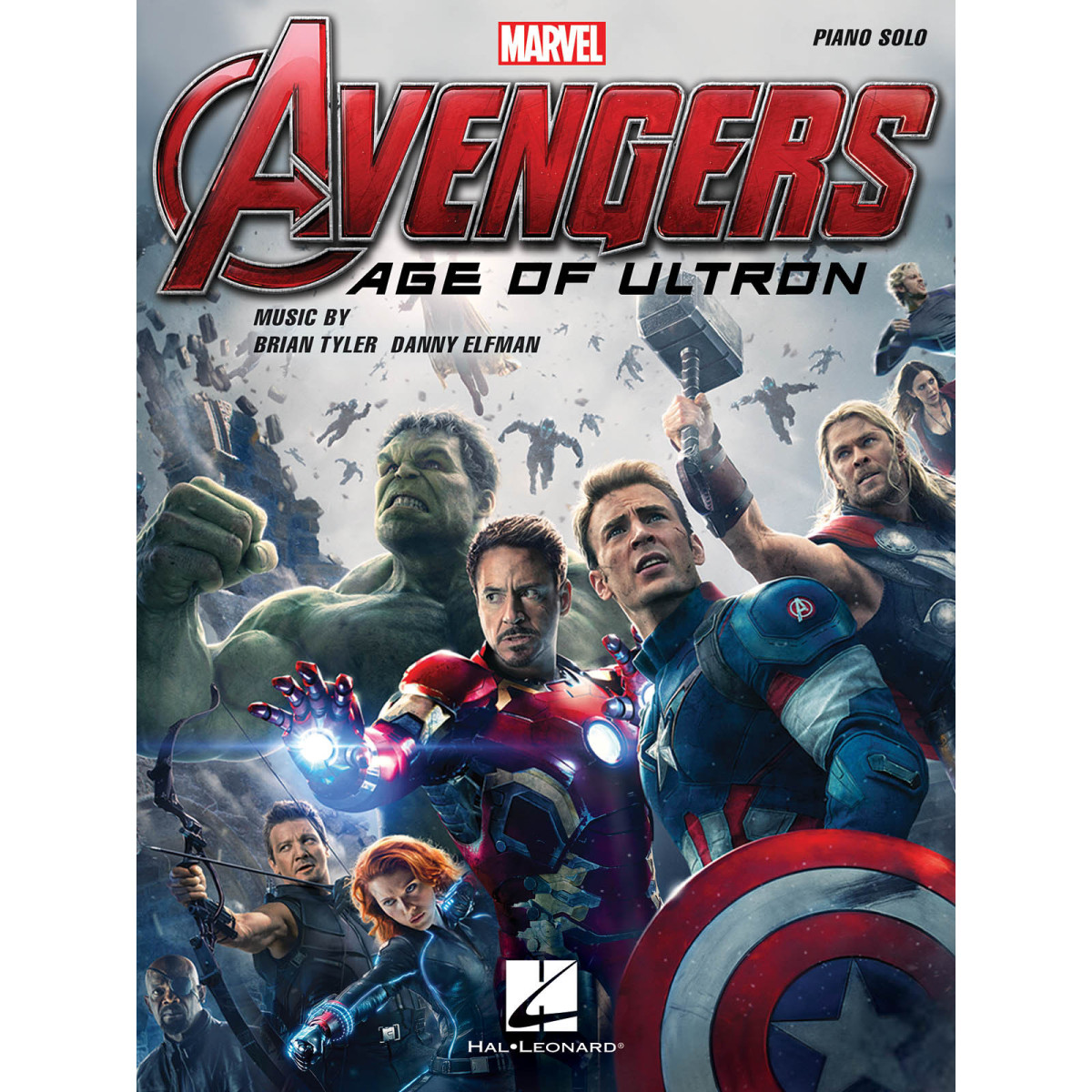 Brian Tyler_Danny Elfman Avengers - Age of Ultron Piano Solo Songbook   Piano Recueil Piano Solo Songbook TV, Film, Comédie musi