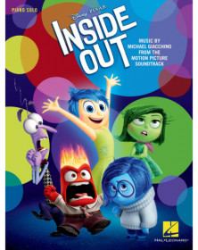 Inside Out Music from the Disney Pixar Motion Picture Soundtrack   Piano Recueil Piano Solo Songbook TV, Film, Comédie musicale 