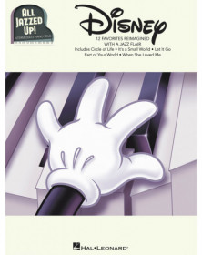 Disney - All Jazzed Up! Intermediate Piano Solos   Piano Recueil Piano Solo Songbook TV, Film, Comédie musicale   9781495045172 