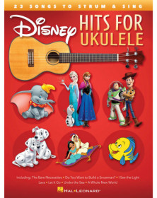 Disney Hits for Ukulele    Ukulélé Recueil Ukulele TV, Film, Comédie musicale English  9781495045776 888680086145 HL00151250