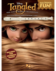 Tangled – Recorder Fun! with Easy Instructions & Fingering Chart   Recorder Bundle Recorder TV, Film, Comédie musicale   9781495