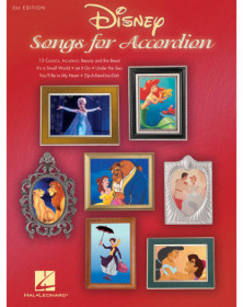 Disney Songs for Accordion - 3rd Edition    Accordéon Recueil Accordion TV, Film, Comédie musicale   9781495050251 888680093938 