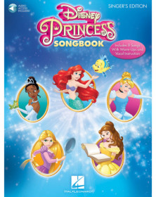 Disney Princess Songbook: Singer's Edition 8 Songs with Warm-Ups and Vocal Instruction   Chant Recueil + Enregistrement(s) en li