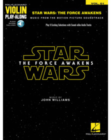 John Williams Star Wars: The Force Awakens (Violin) Violin Play-Along Volume 61   Violon Recueil + Enregistrement(s) en ligne Vi