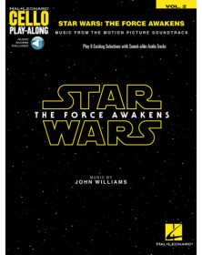 John Williams Star Wars: The Force Awakens - Episode VII Cello Play-Along Volume 2   Cello Recueil + Enregistrement(s) en ligne 