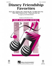 Disney Friendship Favorites Medley Alan Billingsley  2-Part Choir Conducteur chorale Disney Choral TV, Film, Comédie musicale   