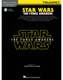 John Williams Star Wars: The Force Awakens - Trumpet Instrumental Play-Along   Trompette Recueil + Enregistrement(s) en ligne In