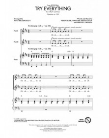 Try Everything from Zootopia Alan Billingsley  2-Part Choir Conducteur chorale Disney Choral TV, Film, Comédie musicale    88868