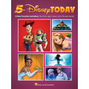 Disney Today - Five Finger Piano Songbook 8 New Favorites   Piano Recueil Five Finger Piano Songbook TV, Film, Comédie musicale 
