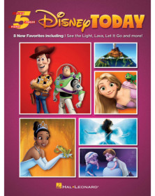 Disney Today - Five Finger Piano Songbook 8 New Favorites   Piano Recueil Five Finger Piano Songbook TV, Film, Comédie musicale 