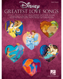 Disney Greatest Love Songs Easy Piano Songbook   Easy Piano Recueil Easy Piano Songbook TV, Film, Comédie musicale   97814950718