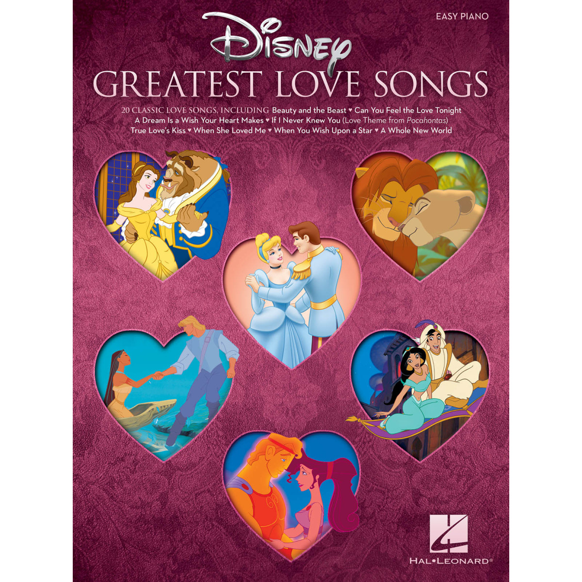 Disney Greatest Love Songs Easy Piano Songbook   Easy Piano Recueil Easy Piano Songbook TV, Film, Comédie musicale   97814950718
