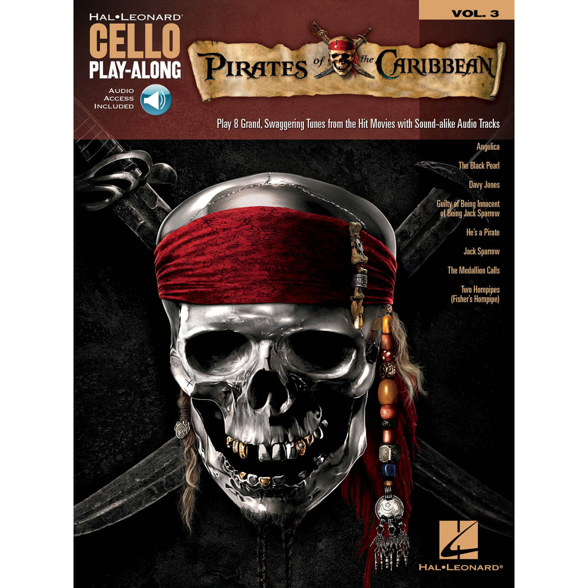 Hans Zimmer Pirates of the Caribbean Cello Play-Along Volume 3   Cello Recueil + Enregistrement(s) en ligne Cello Play-Along TV,