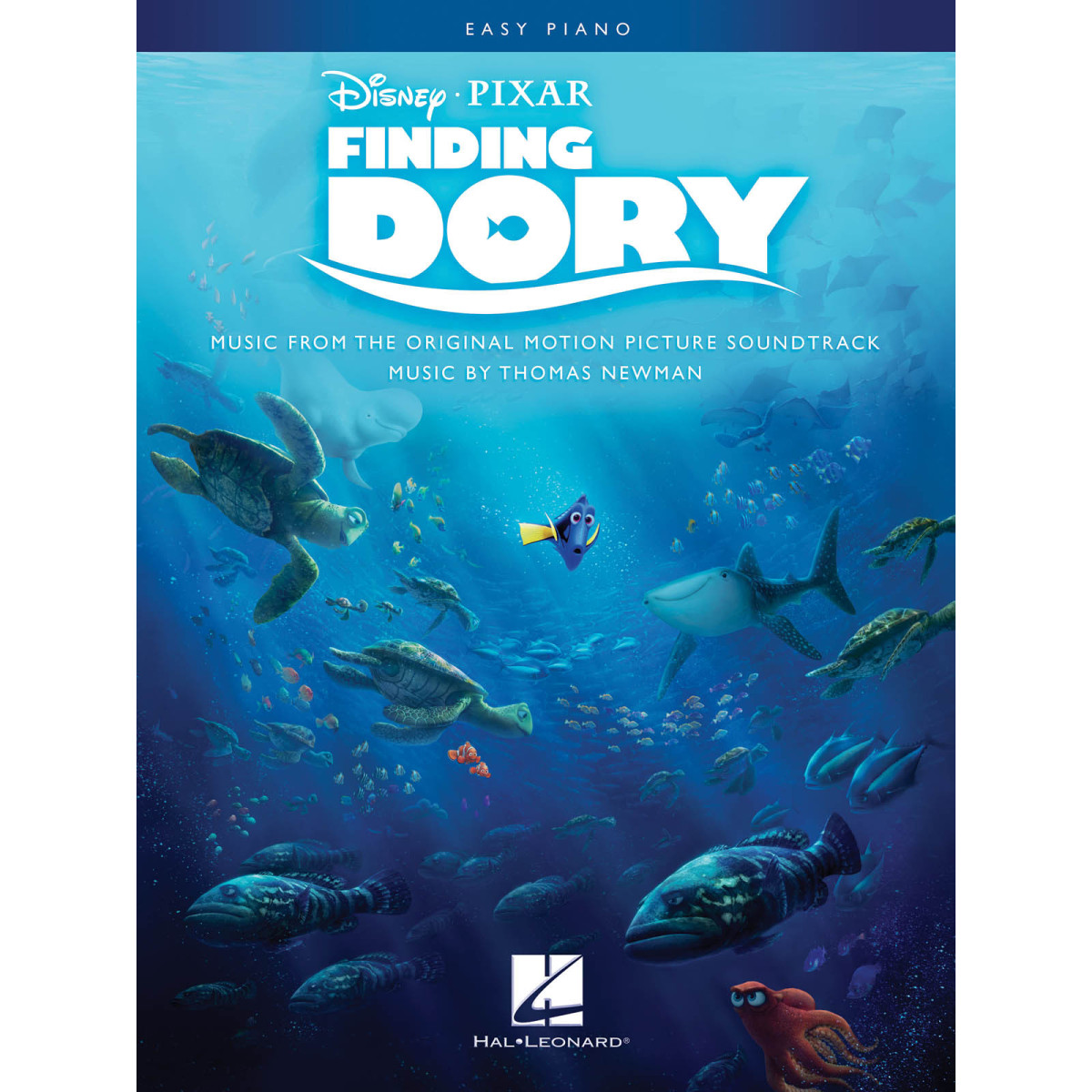 Finding Dory Music from the Motion Picture Soundtrack   Easy Piano Recueil Easy Piano Songbook TV, Film, Comédie musicale  EASY 