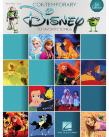 Contemporary Disney - 3rd Edition (PVG) 50 Favorite Songs   Piano, Chant et Guitare Recueil Piano-Vocal-Guitar Songbook TV, Film