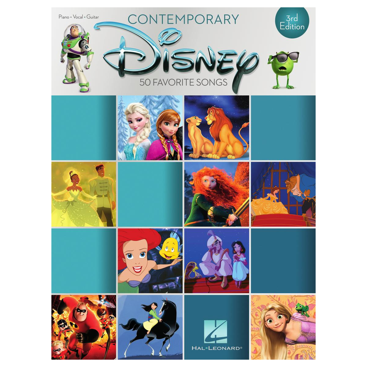 Contemporary Disney - 3rd Edition (PVG) 50 Favorite Songs   Piano, Chant et Guitare Recueil Piano-Vocal-Guitar Songbook TV, Film