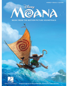 Lin-Manuel Miranda Moana - PVG Music from the Motion Picture Soundtrack   Piano, Chant et Guitare Recueil Piano-Vocal-Guitar Son