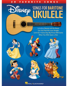 Disney Songs for Baritone Ukulele 20 Favorite Songs   Ukulélé Recueil Ukulele TV, Film, Comédie musicale   9781495086953 8886806