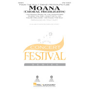Moana Choral Highlights Mac Huff  2-Part Choir and Piano Conducteur chorale Disney Choral TV, Film, Comédie musicale    88868066