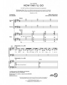 How Far I'll Go (from MOANA) SAB Ed Lojeski  SAB Conducteur chorale Disney Choral TV, Film, Comédie musicale    888680665067 HL0