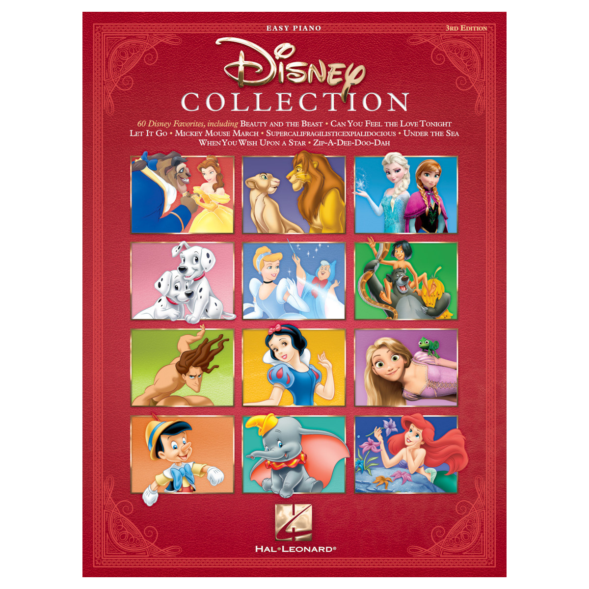 The Disney Collection    Easy Piano Recueil Easy Piano Vocal Selections TV, Film, Comédie musicale English  9780793508303 739992