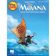 Let's All Sing Songs from MOANA Collection for Young Voices   Vocal and Piano Recueil Expressive Art (Choral) TV, Film, Comédie 