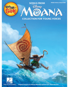 Let's All Sing Songs from MOANA Collection for Young Voices   Choeur CD Expressive Art (Choral) TV, Film, Comédie musicale   978