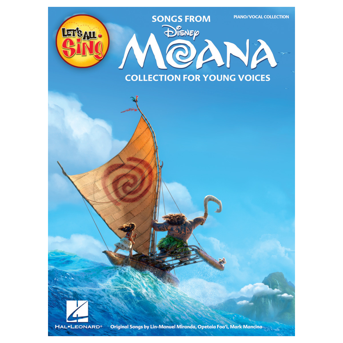 Let's All Sing Songs from MOANA Collection for Young Voices   Choeur CD Expressive Art (Choral) TV, Film, Comédie musicale   978